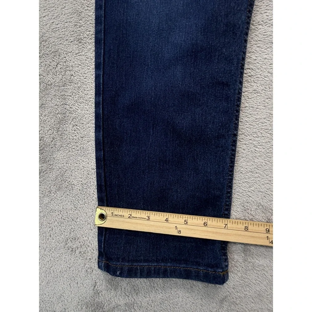 Carhartt Force Straight Jeans Mens Measured‎ 33x27 Blue Stretch Tapered Leg